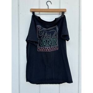 VANS T Shirt, California Native, Black, Size Medium